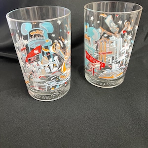 Disney Drinking Glass-  Featuring Lumiere from Beauty and The Beast - McDonald’s celebrates Disney 25th anniversary  Disney Studios