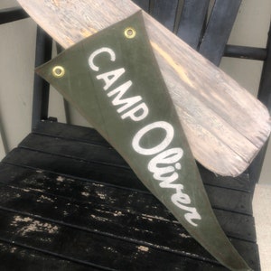 CUSTOM Personalized Camp Pennant image 1
