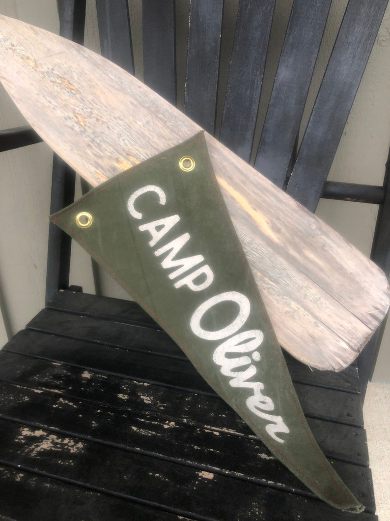 CUSTOM Personalized Camp Pennant image 1