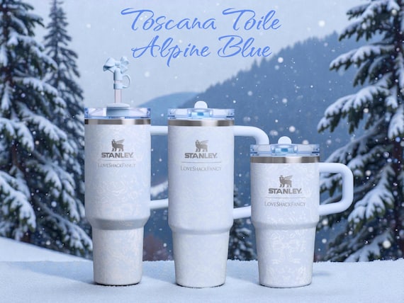 Toscana ワインセット 【限定商品】Stanley×LSF Blue available is Blue Alpine Toile Toscana in LoveShackFancy x Stanley 弁当箱・水筒