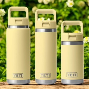 Personalized Laser Engraved YETI 26oz, 18oz, and 12oz Jr. Rambler