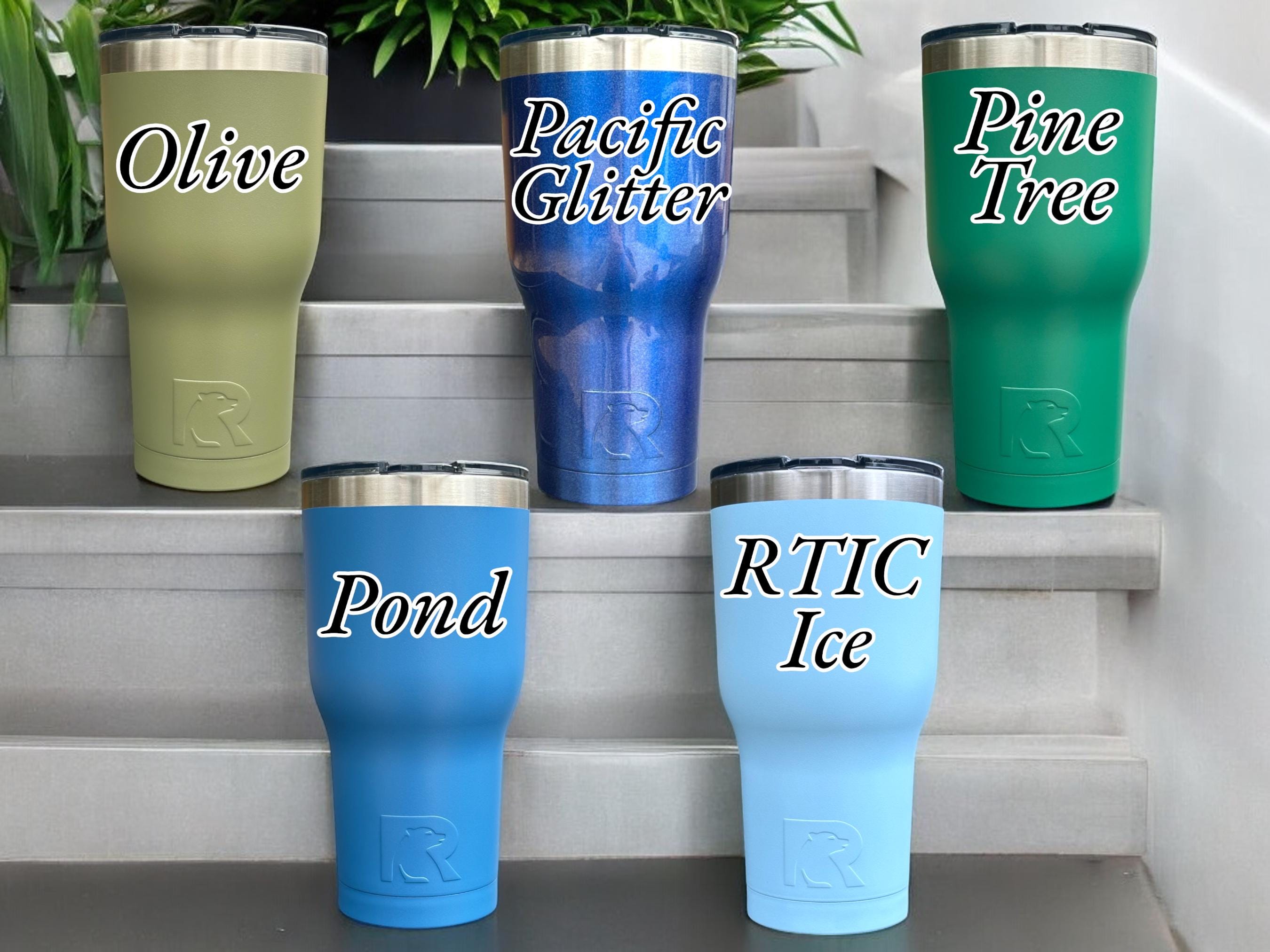 RTIC - Personalized Laser Engraved 30oz Tumbler - Choose a Color