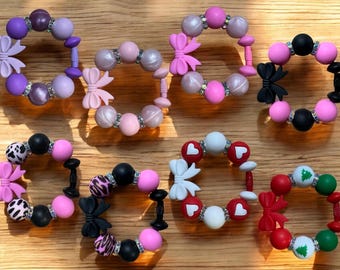 Stanley Handle Charm - Stanley Handle Bracelet - Bows, Coquette Bows