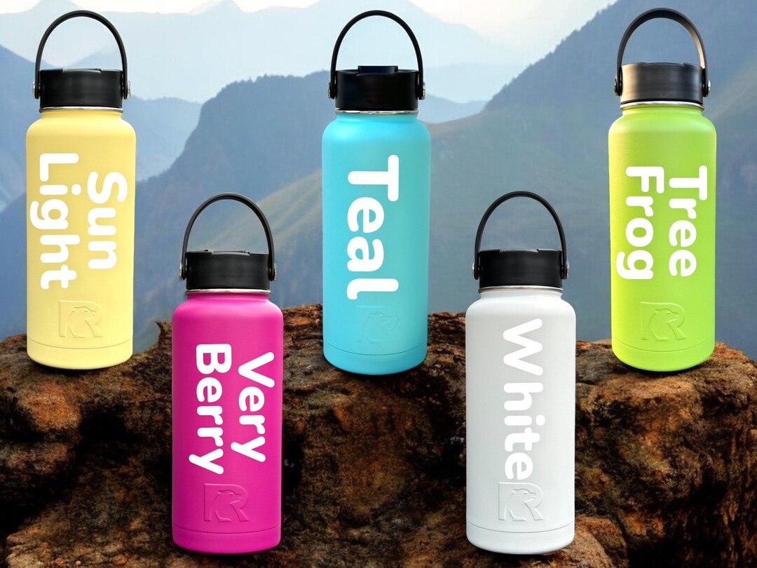 RTIC - Personalized Laser Engraved 32oz Water Bottle - Choose a Color ...