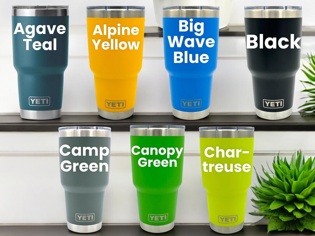 YETI - Personalized Laser Engraved 30oz Rambler Tumbler - Choose a ...
