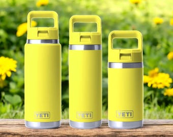 Personalized Laser Engraved YETI 26oz, 18oz, and 12oz Jr. Rambler