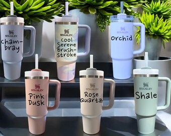 Stanley - Bicchiere Flowstate Quencher H2.0 da 30 oz personalizzato con incisione laser - Scegli un colore!!