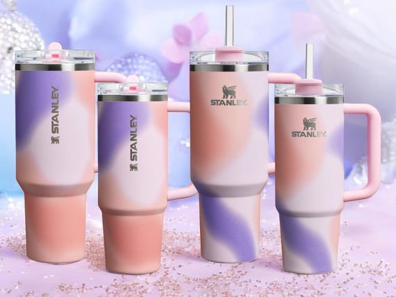 Stanley Rose Petal Motion - Personalized Laser Engraved 40oz, 30oz
