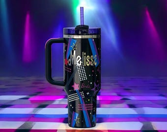 Barbie x Stanley - Gepersonaliseerde lasergegraveerde 40oz blusbeker Flowstate H2.0 - alle ontwerpen beschikbaar!!!