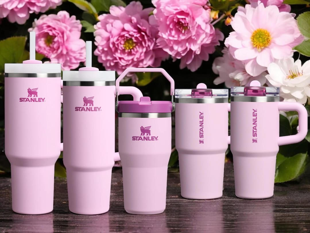 Stanley Cherry Blossom - Personalized Laser Engraved 40oz & 30oz