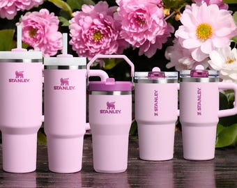 Stanley Cherry Blossom - Personalized Laser Engraved 40oz & 30oz