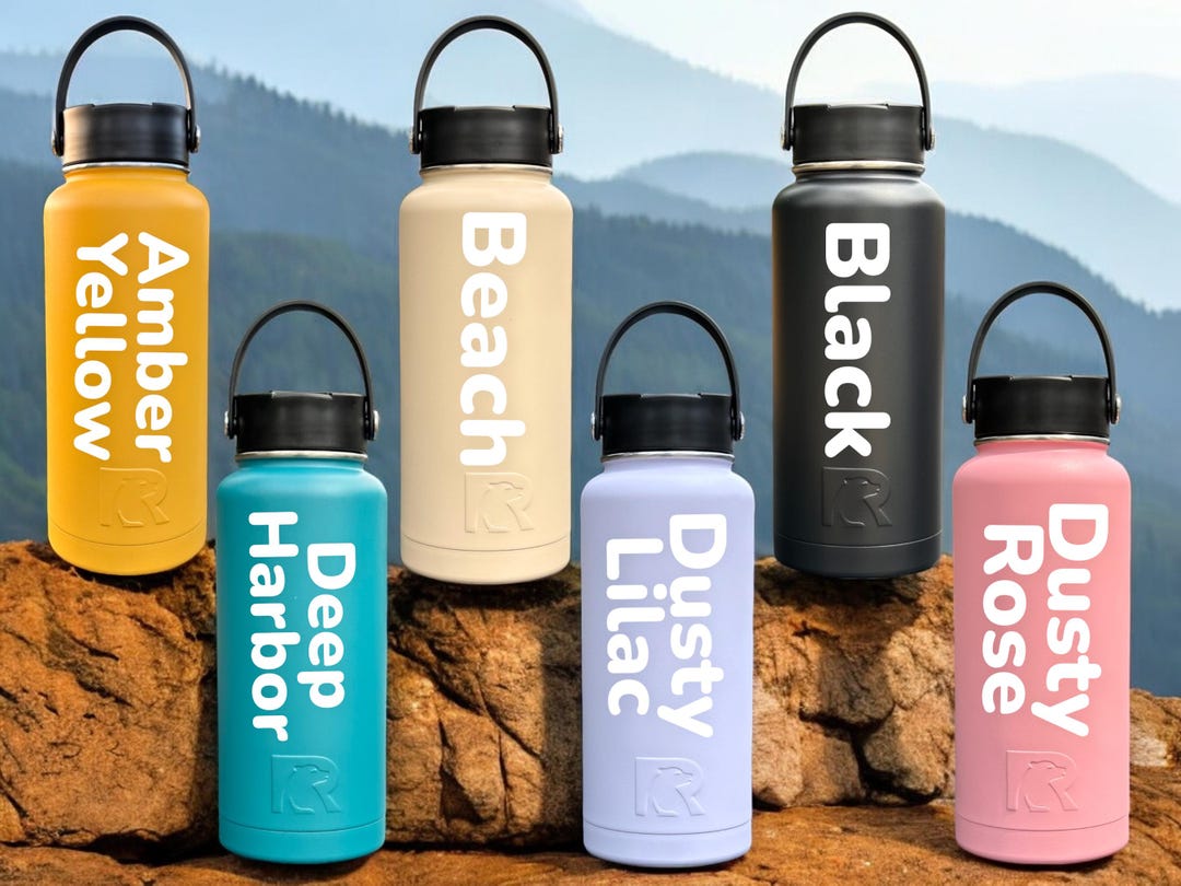 RTIC - Personalized Laser Engraved 32oz Water Bottle - Choose a Color ...