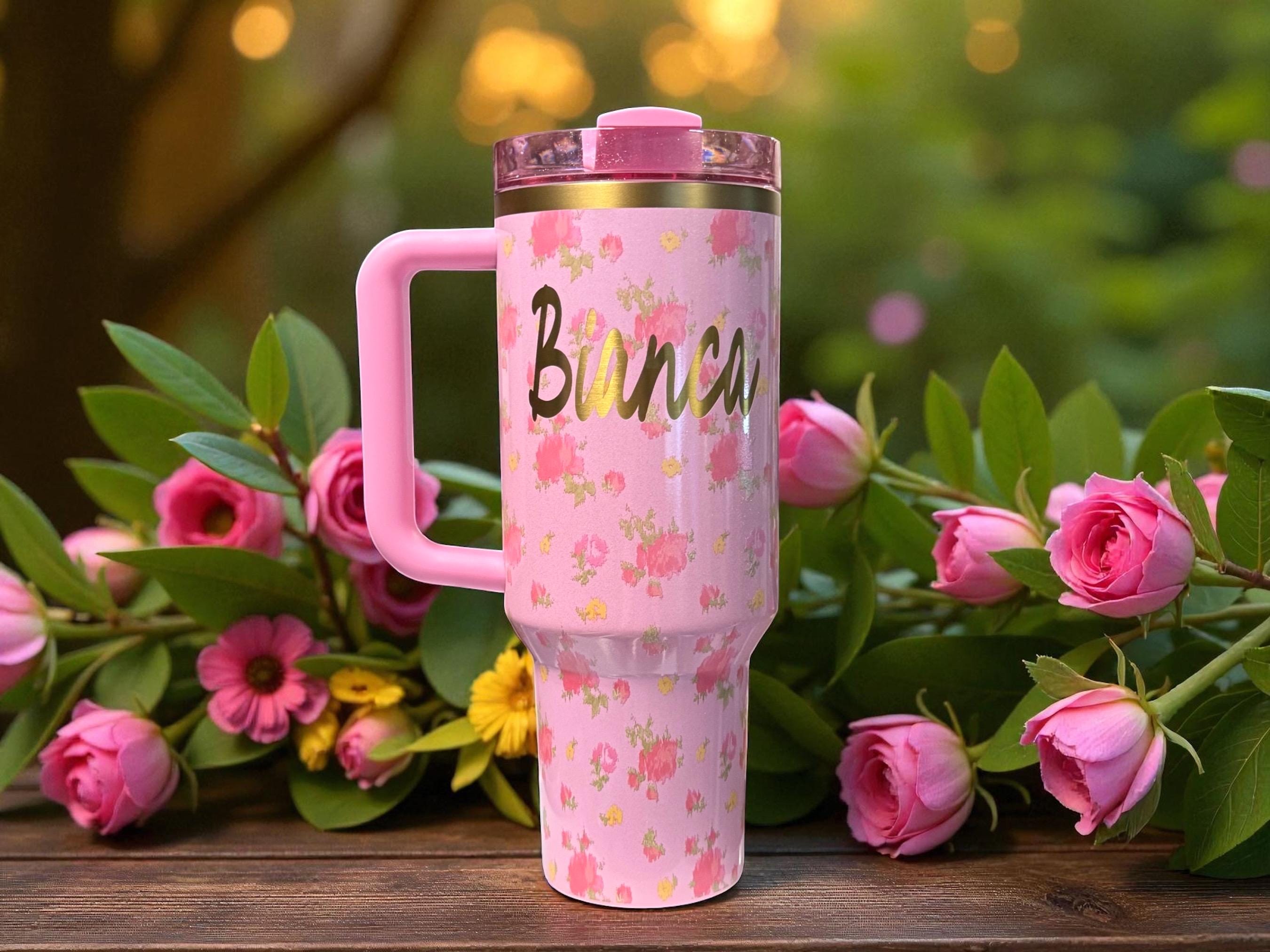 セール3Dアートヘルゲ・シュナイダー(エンターテイナー) インテリア おしゃれ Custom Laser Engraved Stanley | 40 Oz Tumbler With Handle