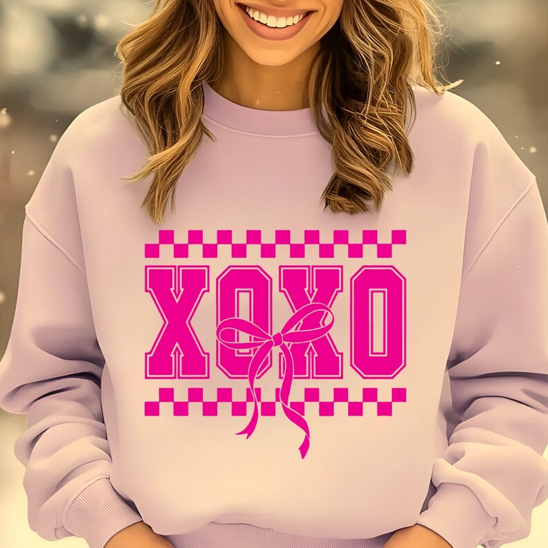 XOXO Svg Png, Valentine's Day Svg Png, Retro Valentine XOXO Svg Png ...