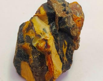 Natural Raw Amber Rough Stone, Amber Healing Crystals Loose Gemstone A99