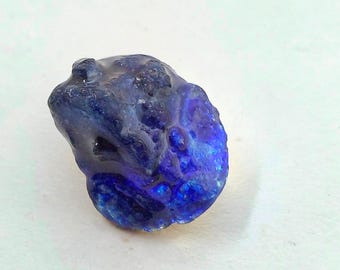 オーストラリア産ブルーサファイア原石50個：天然原石（3～4.5mm
