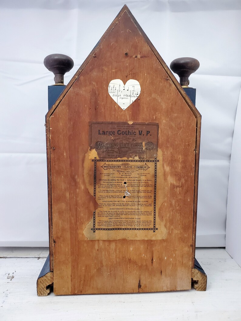 Clock Case Assemblage Mixed Media Art Found Item Shrine Icon Etsy