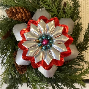 Lot 105 - A Box of Antique Christmas Decorations