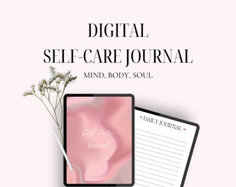 Self Love Journal with Prompts | PLR Resell | Positive Affirmations | Editable Canva Template | Inspirational Quotes | Mindfulness Journal