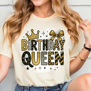 Geburtstag Königin Shirt Geschenk für Geburtstag Königin Geburtstag Königin Sweatshirt Niedlicher Geburtstag Pullover für Frauen Königin Geburtstagsgeschenk für ihr Shirt
