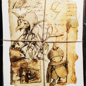 Paquete de páginas de libros vintage para diarios basura: papel efímero de duendes, papel efímero de collage, papel para scrapbooking, papel de arte fantástico, láminas artísticas