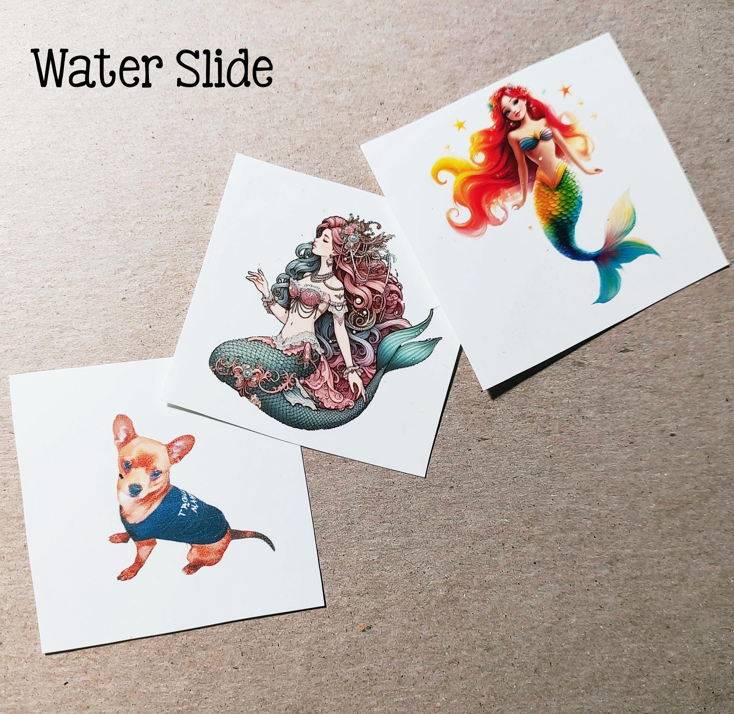Custom Water Slide Decal  - Custom Text or Image Decal - Create Your Own Decal - Custom Stickers - Water Decal - Water Transfer Decal - Thumbnail 2