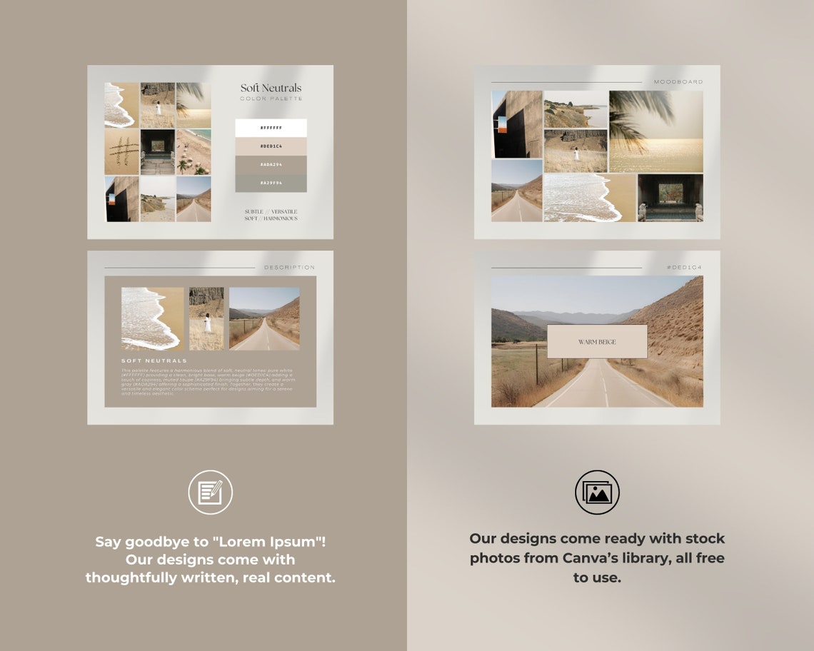 Color Palette With Hex Codes Neutral Color Palette Modern Color Palette ...