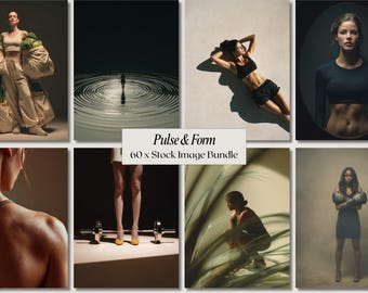 AI Fitness Stock Photos: 60 Gym Images for Social Media