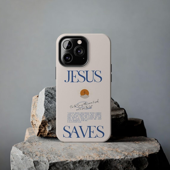 Jesus Phone Case | Cover For iPhone 17 16 15 14 13 12 Mini Plus Pro Max 11 7 8 XR | By KingdomCultureMerch