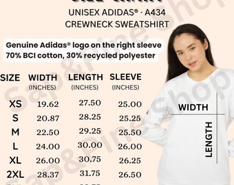 Adidas A434 サイズ表 | adidas ユニセックス フリース クルーネック