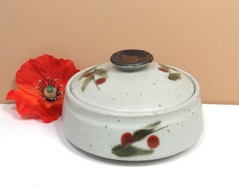 Otagiri "Bittersweet" Covered Dish/ Individual Sized Casserole/ Vintage Ceramic Pottery