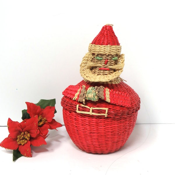 Santa Basket Etsy