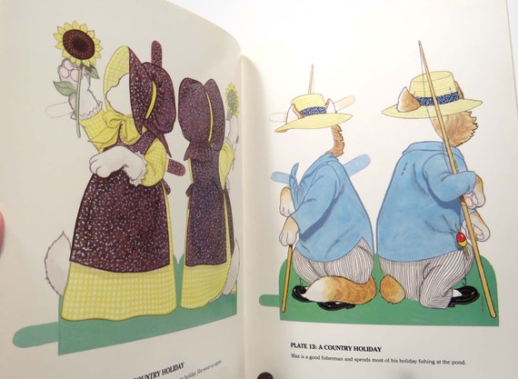 Three Little Kittens Paper Dolls Book / Vintage Tom Tierney