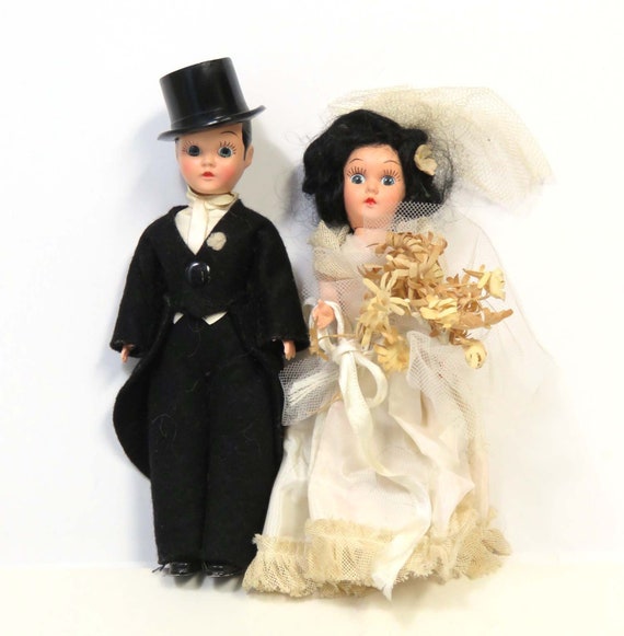 vintage wedding dolls