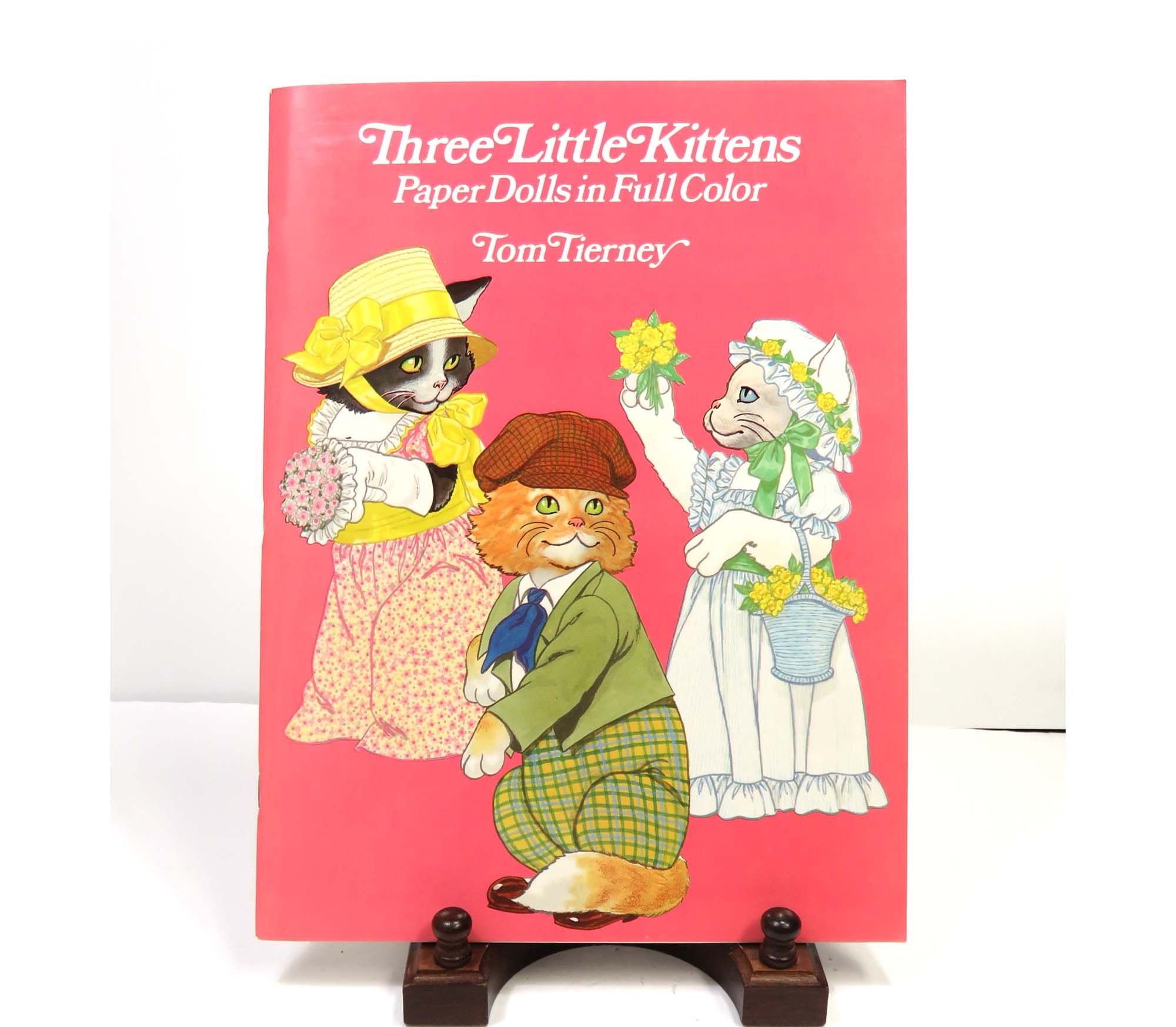 国内最安値！ Three Little Kittens Paper Dolls Book / Vintage Tom Tierney 洋書