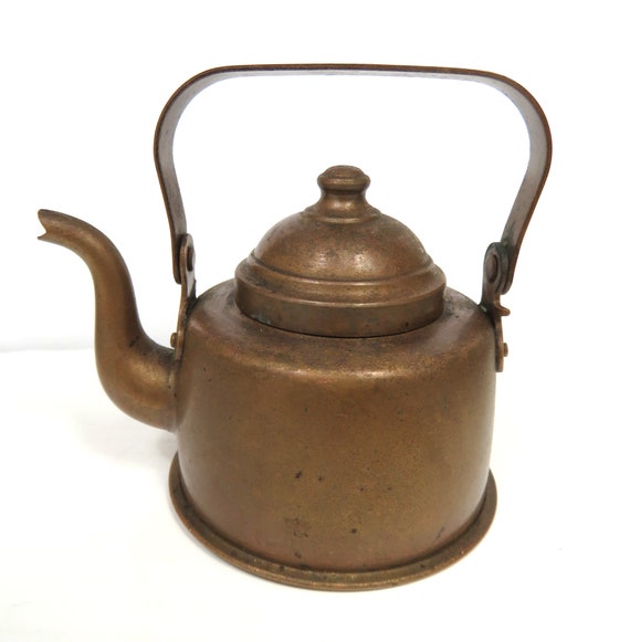 Vintage Copper Rothberg Oy Turku Mini Teapot/ 1/3 Liter Toy 