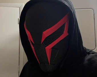 Spider-Man 2099 Inspired Cosplay Helmet – 3D Printed Wearable Mask, Miles Morales Style, Superhero Costume Prop, Comic Book Fan Gift