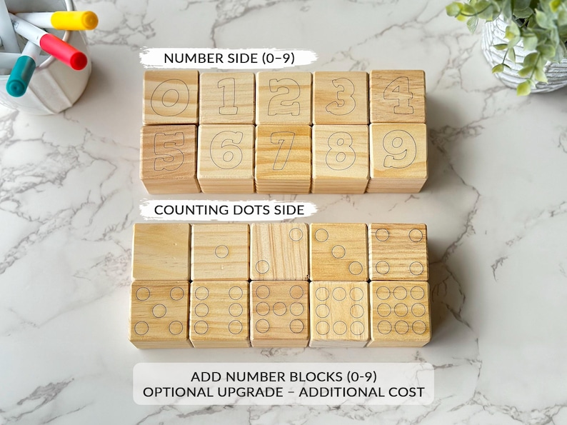 Animal Alphabet Wooden Blocks Baby Shower Activity: DIY Keepsake Game image 6