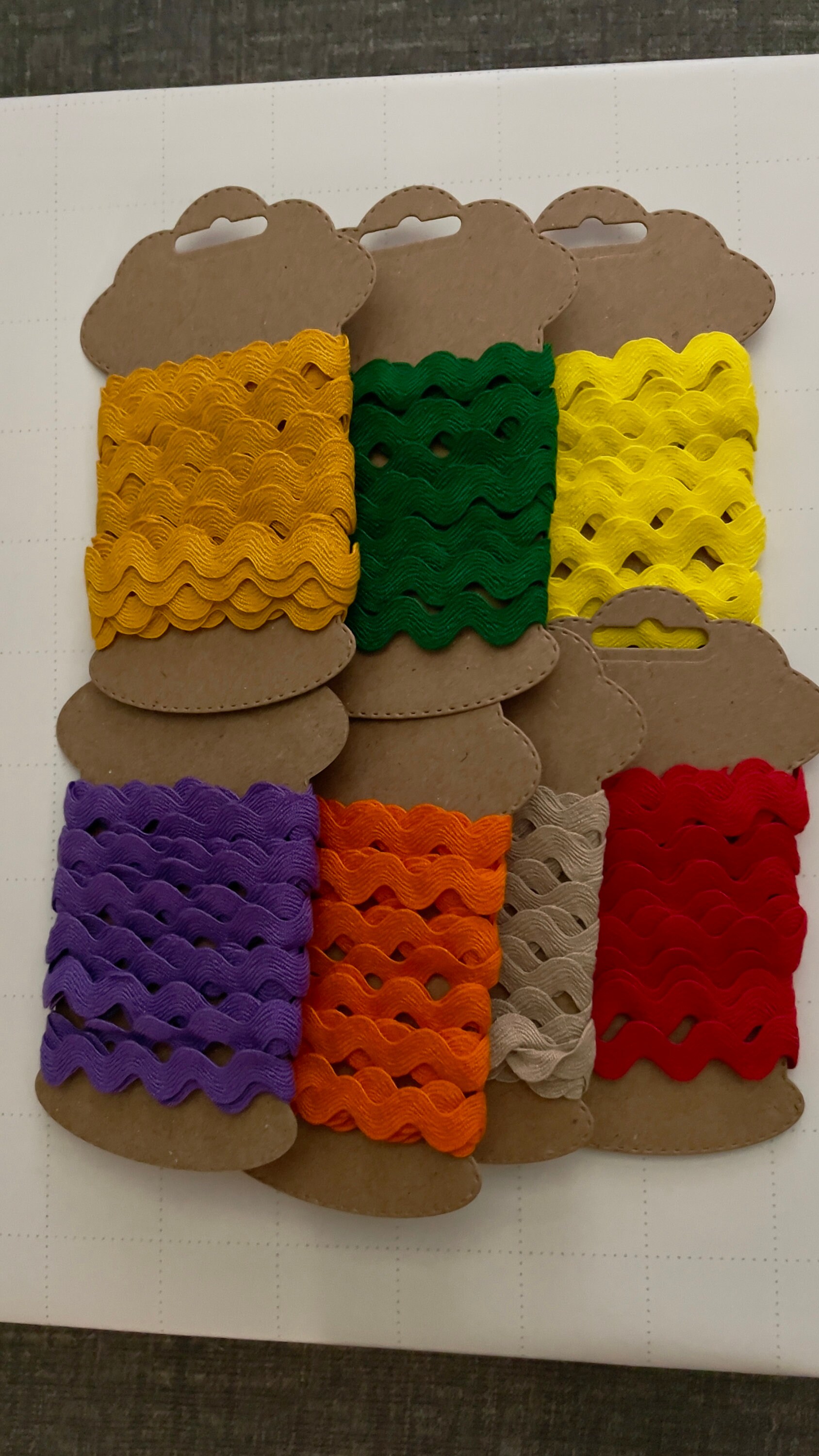 Colorful Ric Rac Ribbon, Zigzag Trim, Sewing & Crafting (3 Yards) - Etsy