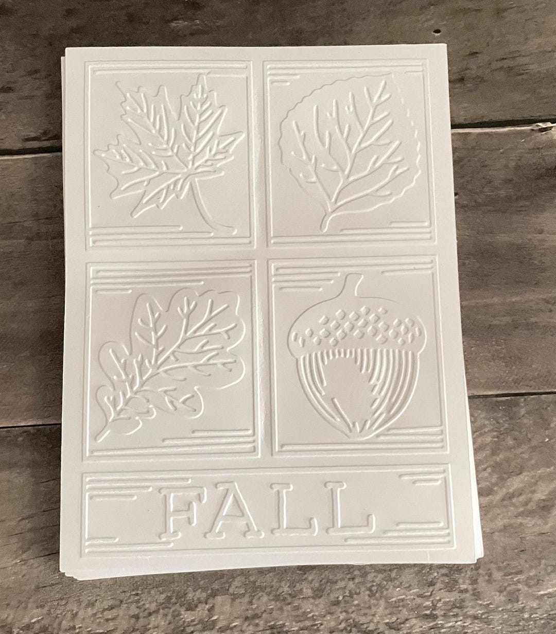 Cardstock Front 8 Fall Embossed Front Card, Embossed Cardstock, Cardstock Paper Sheet ...
