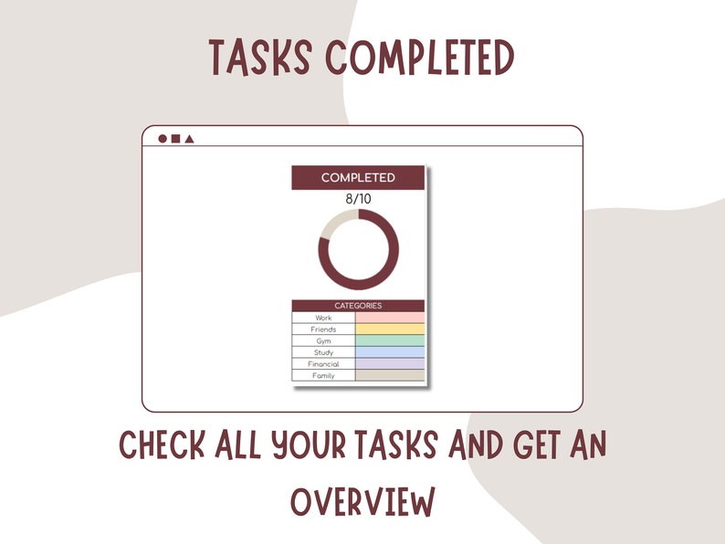 Monthly Calendar Spreadsheet Google Sheets | to Do List | Daily ...