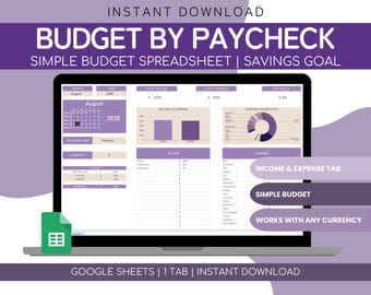 Budget By Paycheck Google Sheets Budget Planner Template Budget By Paycheck Spreadsheet Google Sheets Monthly Budget Planner Template Google