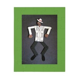 Male Bomba Dancer Jigsaw Puzzle