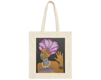 Colorful Queen #3 Canvas Tote Bag