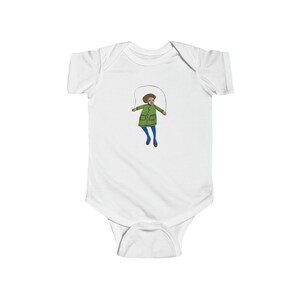 Jumping Rope Infant Fine Jersey Bodysuit