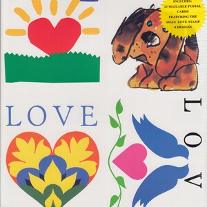 Set di dodici cartoline postali non aperte di US Love