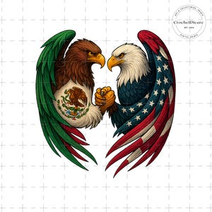 Mexican American Flag PNG, Cinco de Mayo Digital Download, Viva Mexico PNG Clipart, Immigrant Pride PNG, Mexican Roots Sublimation Design