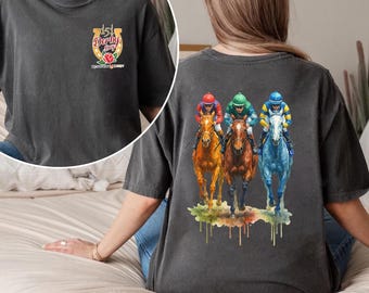 水彩画風ダービーデーPNG、ダービーバイブスPNG、競馬好きPNG、ケンタッキーレースウィークエンドPNG、トークダービーTシャツPNG、競馬ダービー好き