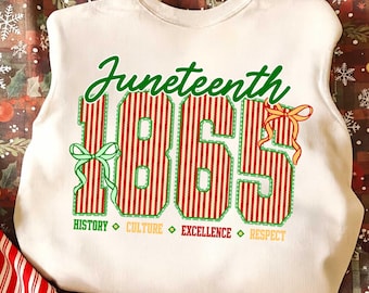 Coquette Juneteenth 1865 PNG, Stripes Stars Bow Black History Png, Juneteenth Celebration, Retro African American Freedom Graphic Digital