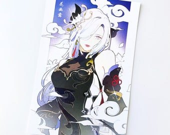 genshin impact shenhe small print